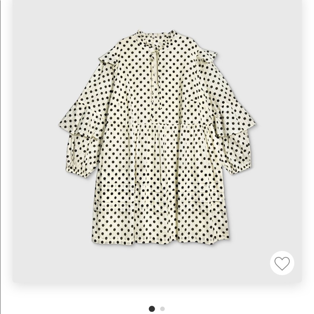 NWT Who What Where Plus Size Polkadot Dress